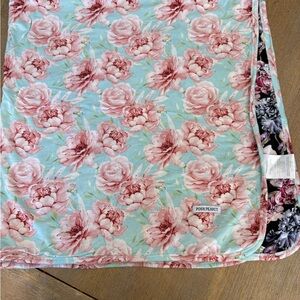 Posh Peanut Floral Bedding - Pink and Blue